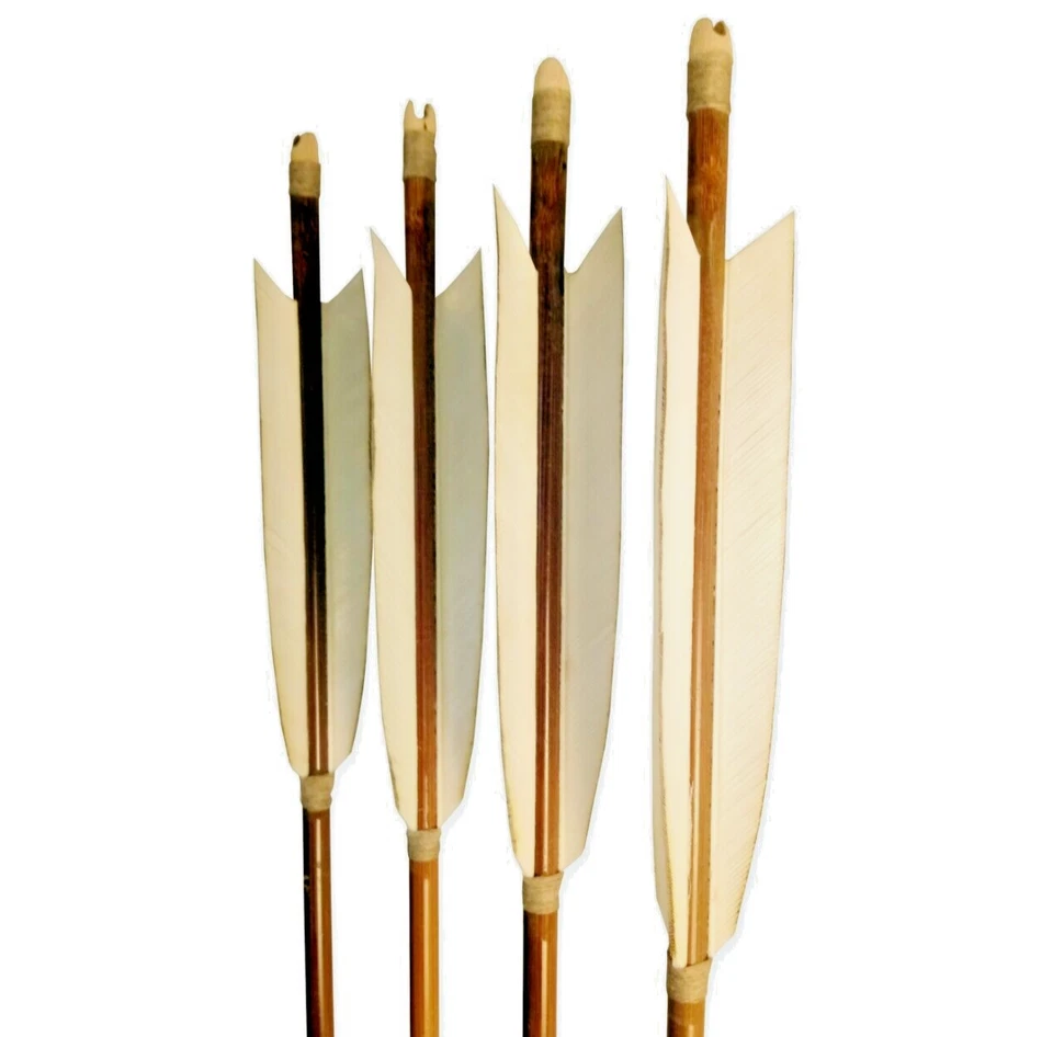 Long Kyudo Arrows, Traditional Japanese Yumi Bamboo Arrows 39 inch  100 cm - Image 1 of 4
