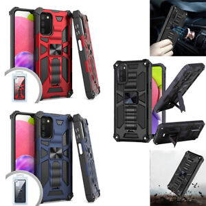For Samsung Galaxy A03S Case Shockproof Kickstand Phone Case Cover