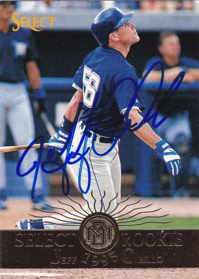 TARJETA FIRMADA POR JEFF CIRILLO MILWAUKEE BREWERS ROCKIES MARINERS TWINS DIAMONDBACKS Foto 1 de 1