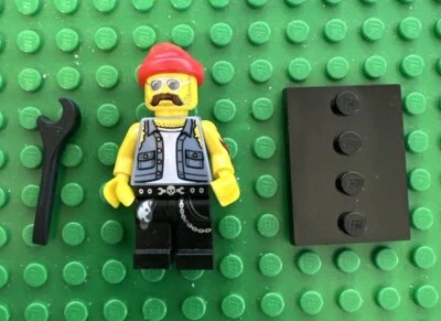 Lego Motocicleta Mecánico 71001 Coleccionable Serie 10 Minifigura Foto 1 de 2