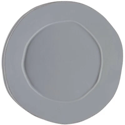 Plato redondo gris Vietri Lastra NUEVO Foto 1 de 4