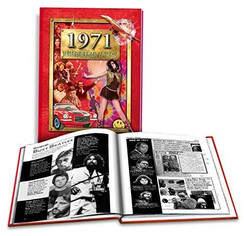 1971 What A Year It Was: 50th Birthday or Anniversary Coffee Table Book Hess - Image 1 of 1