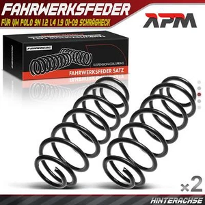 2x Federn Fahrwerksfeder Hinten für VW Polo 9N 9A Seat Ibiza 6L Skoda Fabia NJ3 - Bild 1 von 8