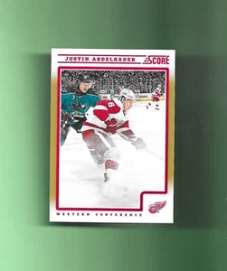 2012-13 Panini Score GOLD Card # 189 JUSTIN ABDELKADER DETROIT RED WINGS - Picture 1 of 2