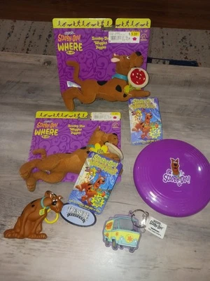 LOTE Scooby-Doo De Colección Años 90 con Etiquetas Wiggler Jiggler Llavero Guardián del Tesoro MÁS Foto 1 de 4