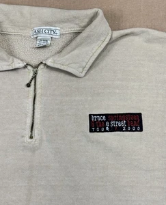 Sudadera Bruce Springsteen & The E Street Band Tour 2000 Beige Quater Cremallera XL  - Imagen 1 de 13