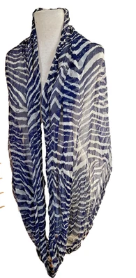 蔻驰斑马纹无限围巾 — 第 1/4 张图片