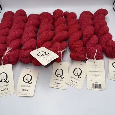 Coruja Quince & Co. Peso da renda. 8 novelos/240 jardas cada. Lã/alpaca Q999 - Imagem 1 de 3