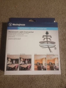 Westinghouse 01011 Recessed Light Can Converter - White 4" to 6" Cans - Picture 1 of 7