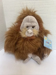 Juguete de peluche Ganz WEBKINZ Orangután HM417 con código sellado mono primate - Imagen 1 de 5