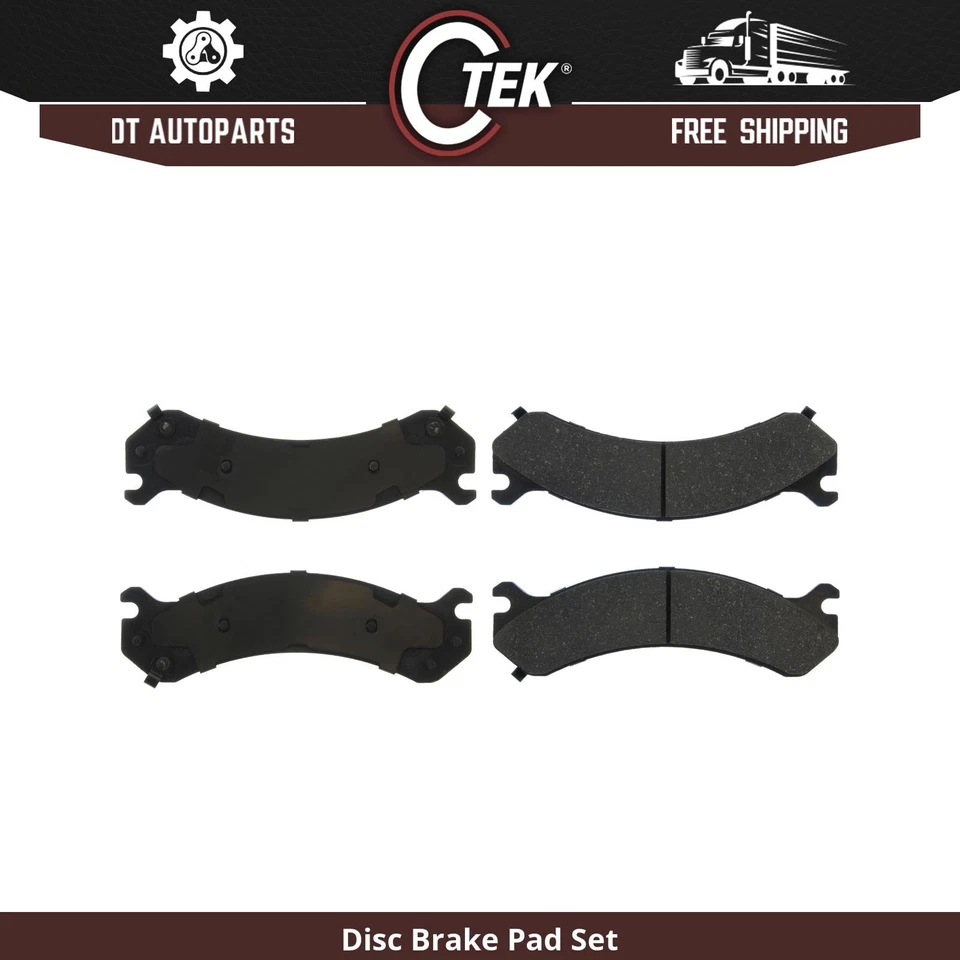 Pastillas de freno de disco delanteras centradas para Chevrolet Silverado 2500 HD 2001-2010 Foto 1 de 4