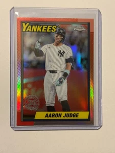 2025 Topps Chrome Aaron Judge #90CB-11 1990 Topps New York Yankees - Bild 1 von 2