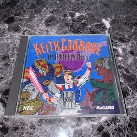 Keith Courage in Alpha Zones (TurboGrafx-16, 1989) CIB Game Complete With Manual