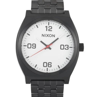 Nixon Time Teller Corp Black / White 37 mm Watch A1247 005 A1247-005-00 - Image 1 of 4