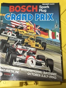 PENNSYLVANIA RACEWAY 5/6/7 Oct 1990 Bosch Grand Prix A4 Program April - Picture 1 of 1