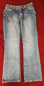 VTG Faded Glory Jeans Ladies Sz 8 Bootcut Light Wash 100% Cotton  - Picture 1 of 6