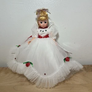 Madame Alexander 8 Zoll Holly Wendy Weihnachtspuppe – Tüllkleid, Etikett, 1 Schuh - Bild 1 von 3