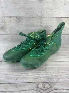 New! Mens US 10 UNDER ARMOUR UA HIGHLIGHT MC FOOTBALL CLEATS GREEN 3023716-301 - Picture 1 of 5