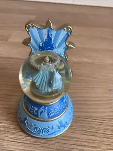 More details for disney parks genuine authentic cinderella snow globe small 9.5cm tall pre-owned.