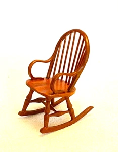 1:24 Vintage Spindle Rocker by IGMA Artisan William Clinger - Picture 1 of 4