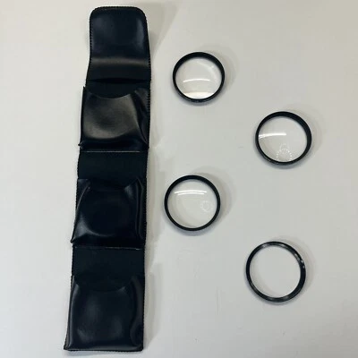 VTG Hoya 58mm Close-Up Camera Lens Filter Set: +1 +2 +4 w/case Japan 55-58 Adapt - Image 1 of 4