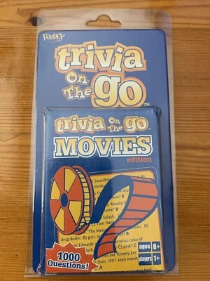 Fundex Trivia On The Go (2004 Movies Edition) Card Game 1000 Questions  - Image 1 of 2