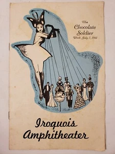 Julio 1941 - Playbill del anfiteatro iroqués - "Soldado de chocolate" - Jane Pickens - Imagen 1 de 8