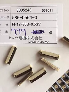 CONNETTORE, FFC/FPC, ZIF, 30POS, 0,5 MM realizzato da Hirose FH12-30S-0,5SV 10 pezzi Z1511 - Foto 1 di 1