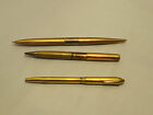Lot of 3 Vintage GoldTone Pens" Kilroy Was Here"