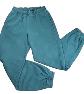 Brandy Melville Green Sweatpants Joggers One Size Lounge Athletic Clean Basic - Picture 1 of 10