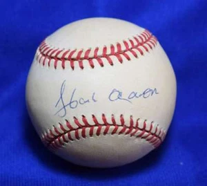 Hank Aaron JSA COA Autograph National League Signed Baseball - Picture 1 of 2