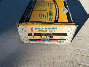 2-3/8 x .113 Fanaco paper tape 34 degree strip framing nails, 5000 ct, SM, VC. - Picture 1 of 2