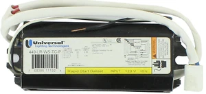 Universal 449-LR-WS-TC-P ELECTROMAGNETIC BALLAST FOR (2) FLUORESCENT LAMPS - Picture 1 of 1