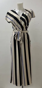 Ladies New Ex Quiz Striped Jumpsuit size 8 10 12 14 16 18 - Picture 1 of 8