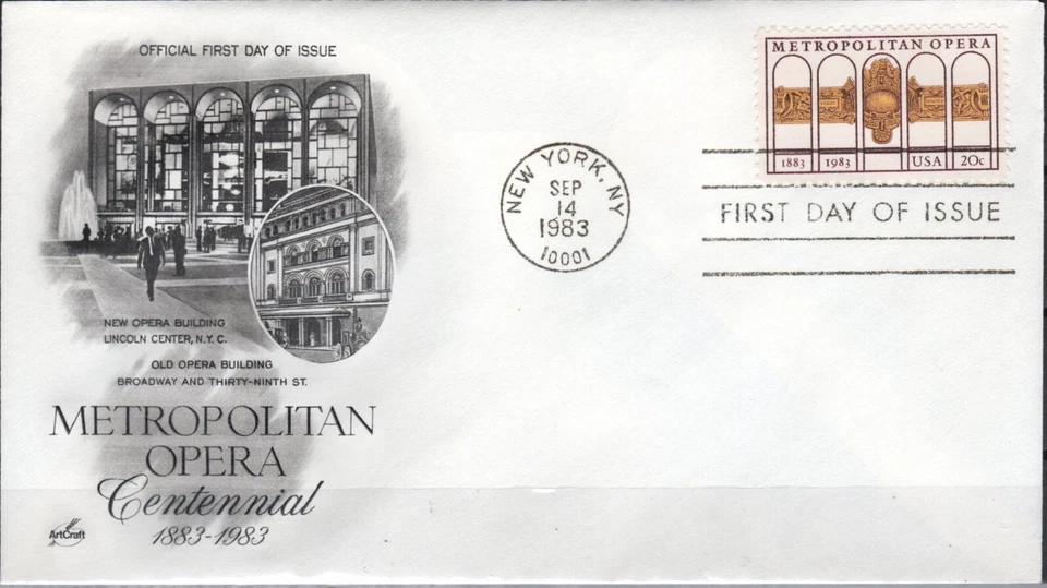 US Scott #2054 "Metropolitan Opera Centennial" FDC - Image 1 of 1