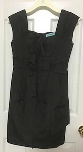 $158 NWT MARCIANO GUESS BIANCA SILK DRESS BLACK XS HOT! - Picture 1 of 1