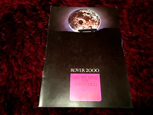Rover 2000 P6 Brochure 1971 - UK Issue inc SC, TC & Automatic - Ref 794/B - Picture 1 of 2