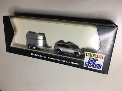 Faller VW Touareg Pferdeanhänger 161550 Car System H0 ungeöffnet NEU in OVP - Bild 1 von 4