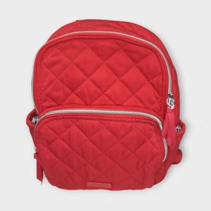 Vera Bradley Campus Backpack In Performance Twill Red - Picture 1 of 6