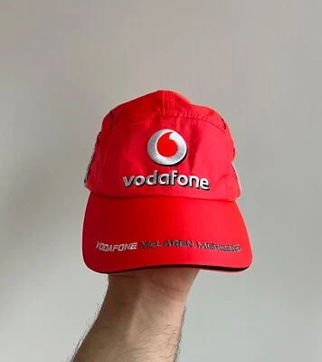 Vintage Vodafone McLaren Mercedes Hat Formula 1 Racing Cap - Image 1 of 4