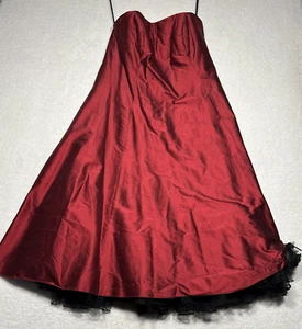 Barbara Wilson Ladie's Plum Colour 50s Style Part / Cocktail Dress Size 16 - Picture 1 of 19