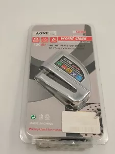 AONE EN13490-2 World Class 120DB Bike Alarm, Motorcycle, Disc Lock Alarm - Picture 1 of 3