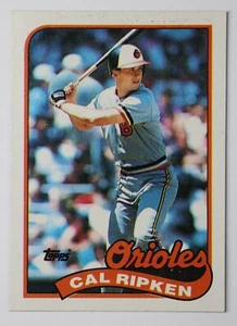 Tarjeta de béisbol Cal Ripken Jr 1989 Topps #250 casi nueva-como nueva - Imagen 1 de 2