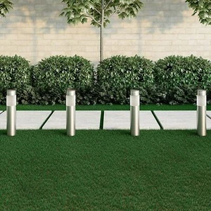 Solar Outdoor Lights LED 12 Pack Stainless Steel Garden Yard Lights Waterproof - Picture 1 of 9