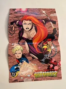 K2) Outsiders Issue #1 DC Comics Rare Brand New 1993 Store Display Poster - Picture 1 of 1