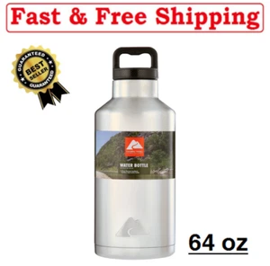 New Ozark Trail Double Wall Stainless Steel Water Bottle Vacuum Sealed 64-oz. - Picture 1 of 7