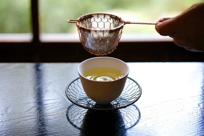 KANAAMI TSUJI  TEA STRAINER Hand Crafting  made in Japan - Image 1 of 4