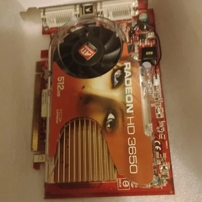 ATI Radeon HD 3650 512MB DDR2 PCIe Graphics Video Card DVI VGA HDMI Legacy GPU   - Image 1 of 4