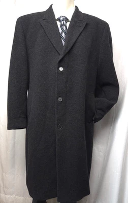 Abrigo CALVIN KLEIN Mezcla Lana/Cachemira 48R Carbón Abrigo Stewart Foto 1 de 4