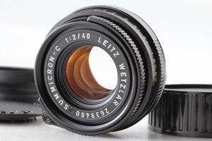 "TOP MINT w/ Hood" Leica Leitz Wetzlar Summicron C 40mm f/2 Camera Lens JAPAN - Picture 1 of 10